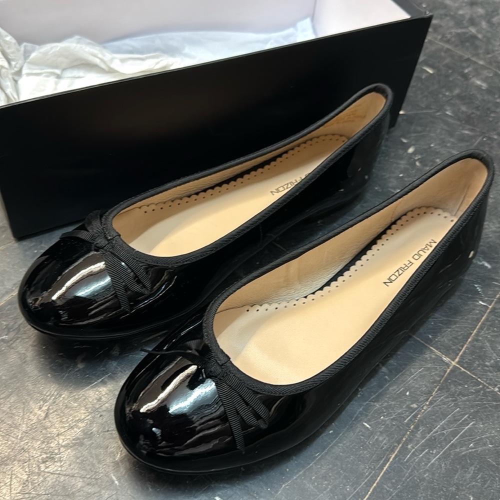 Maud Frizon Black Ballet Flats 39
